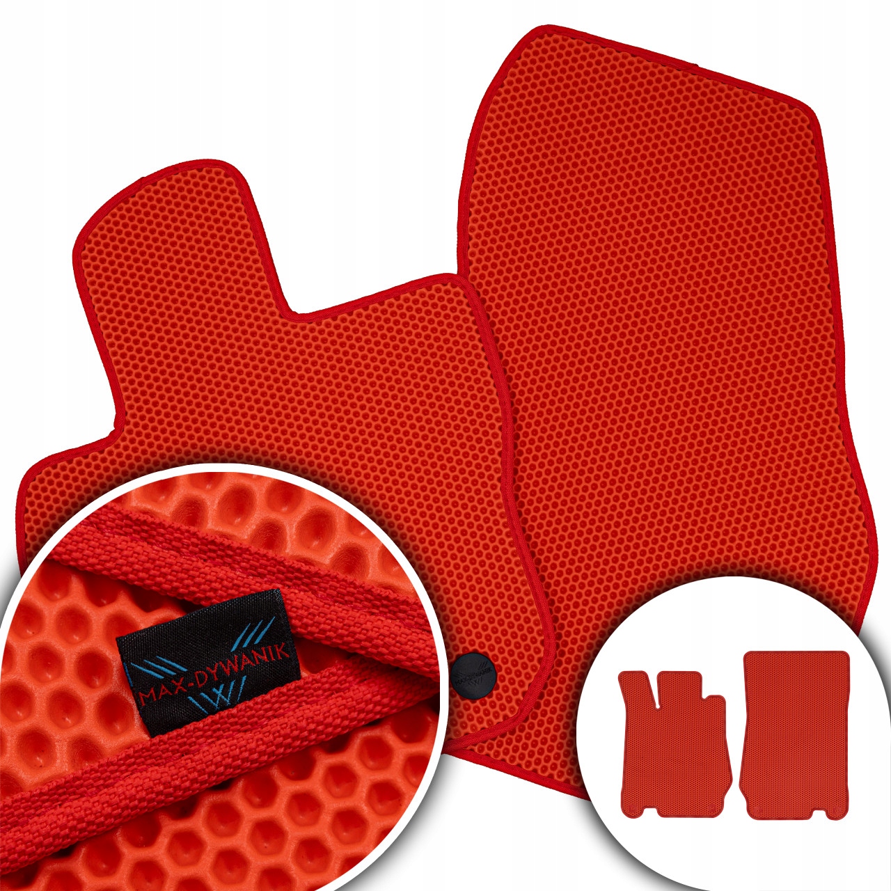 Mercedes Sl V R230 Cp 2001-2005 Koberce Eva Eternity Červené Honey