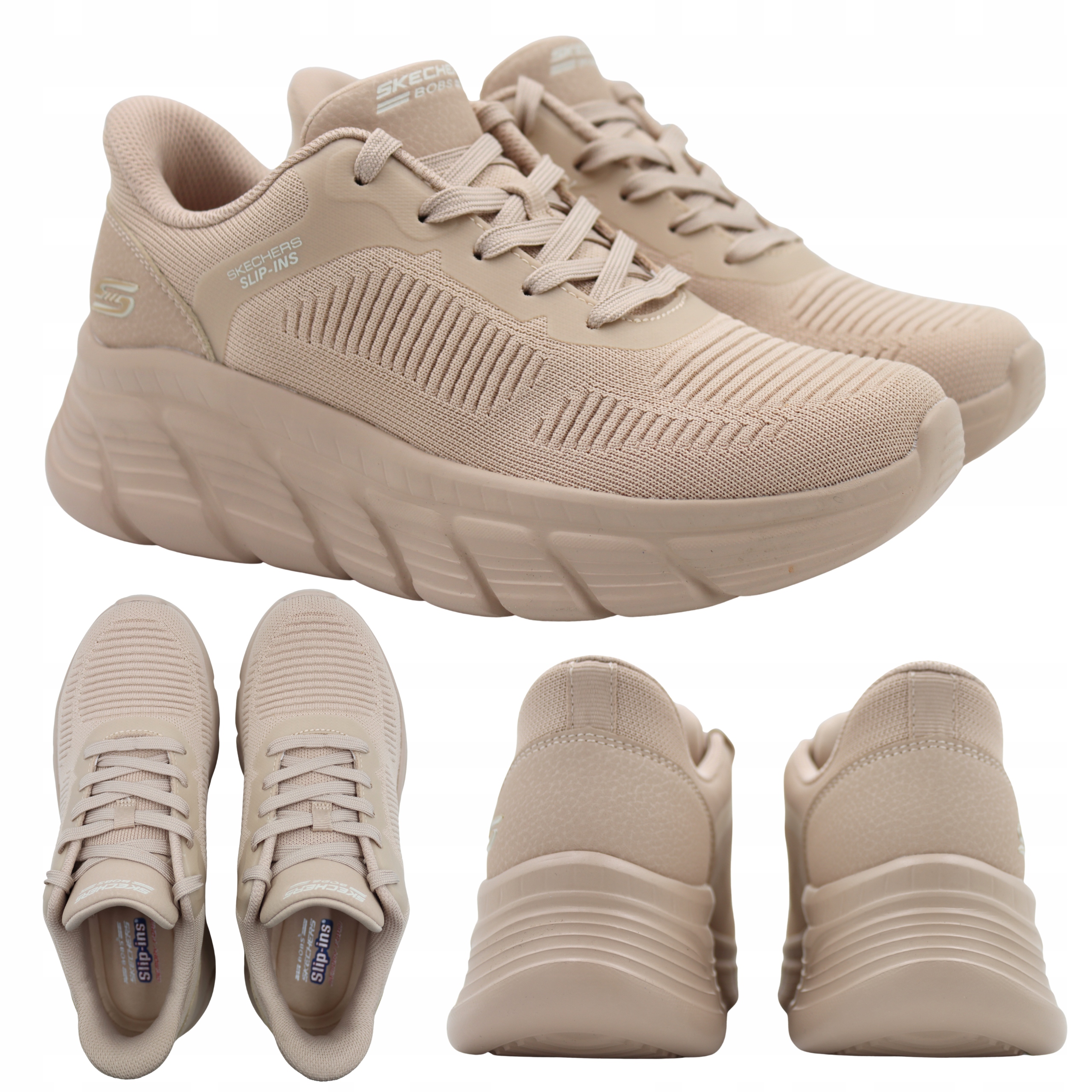 Dámské Boty Skechers Sportovní Pohodlné Lehké 117392/TAN vel. 36