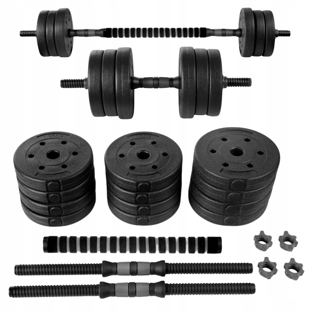 Sada pro cvičení Regulovatelné činky Osa Zátěž 20 kg Spokey
