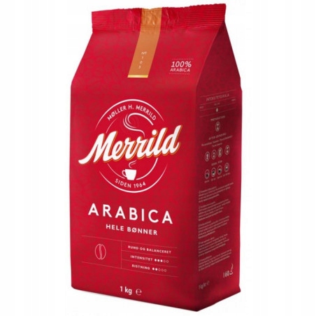 Lavazza Merrild Arabica Káva zrnková 1 kg