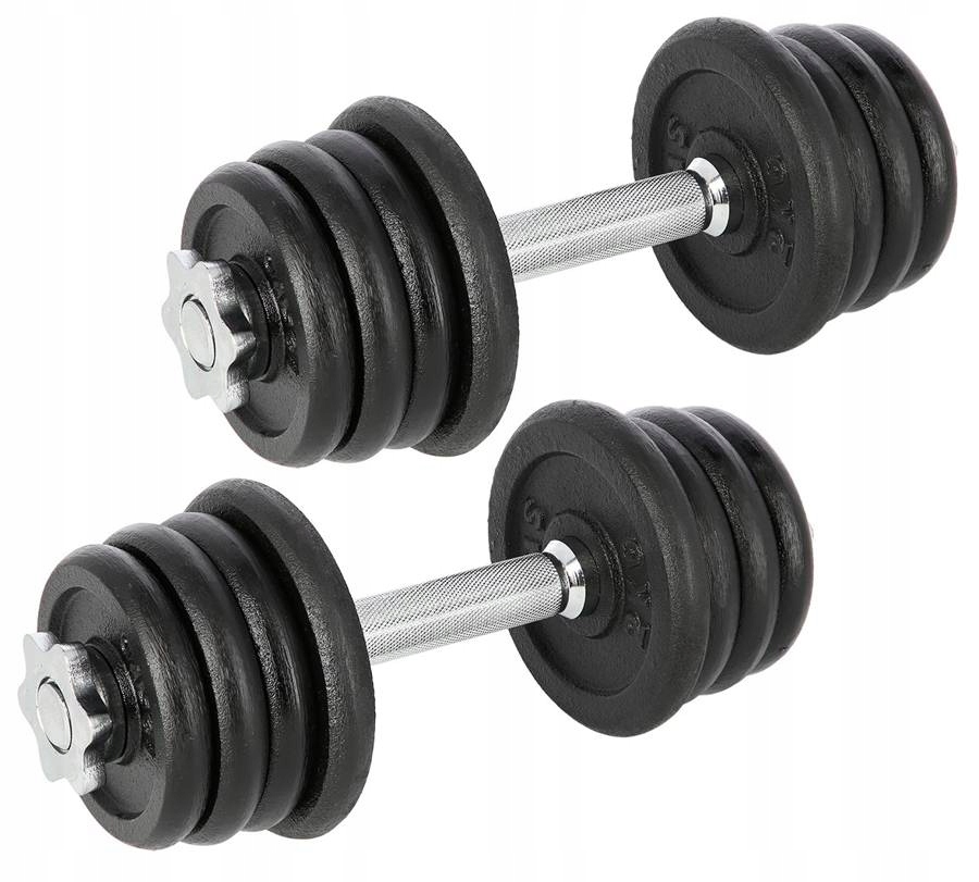 HMS Zestaw 2x Sztangielki Hantle Regulowane 15kg Rodzaj inne