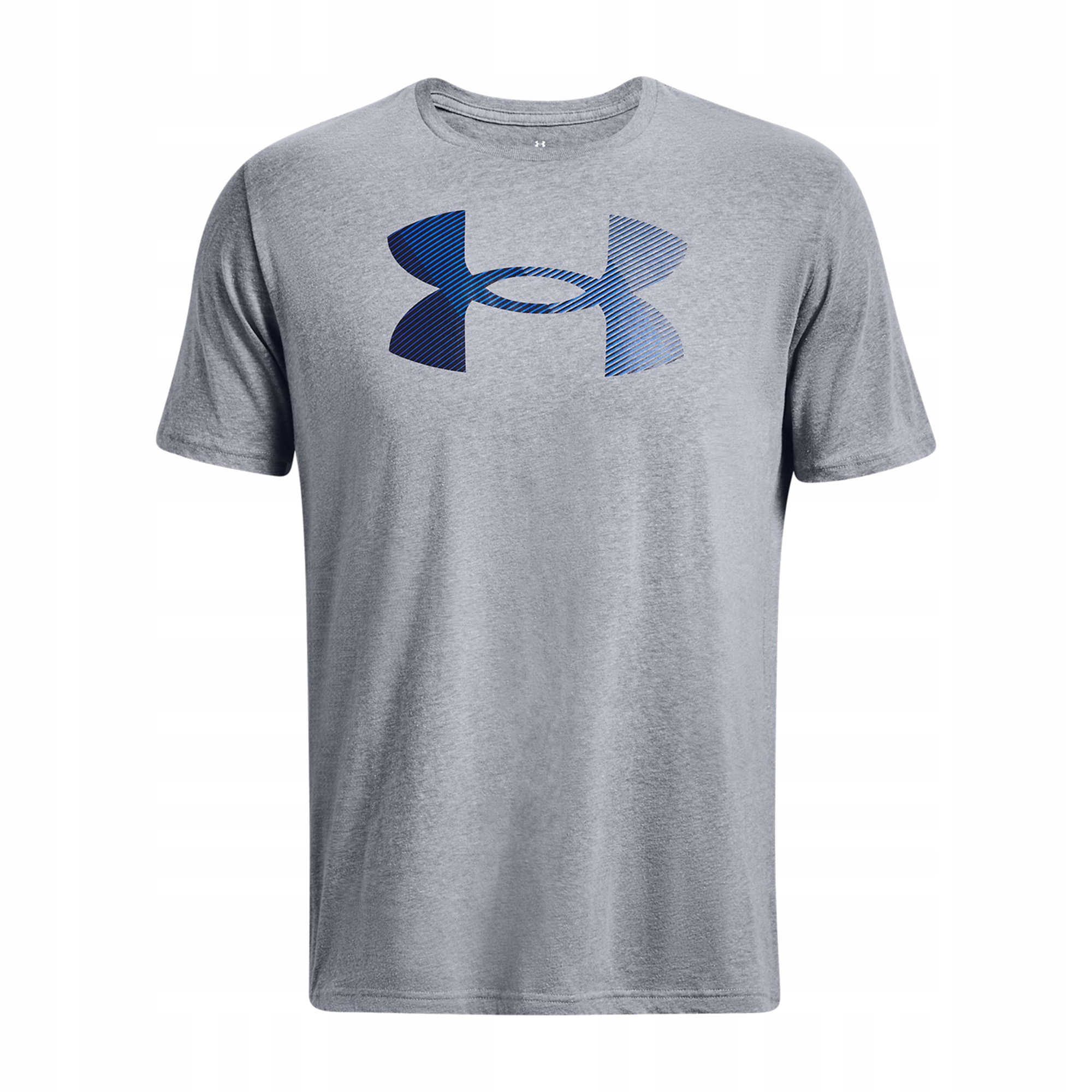 Koszulka męska Under Armour Big Logo Fill steel light heather/black Xs