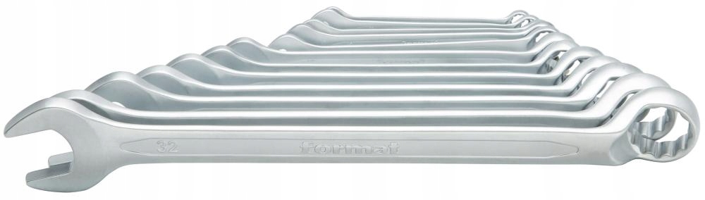 Sada očkoplochých klíčů DIN3113B 10-32 mm, 12dílná Format