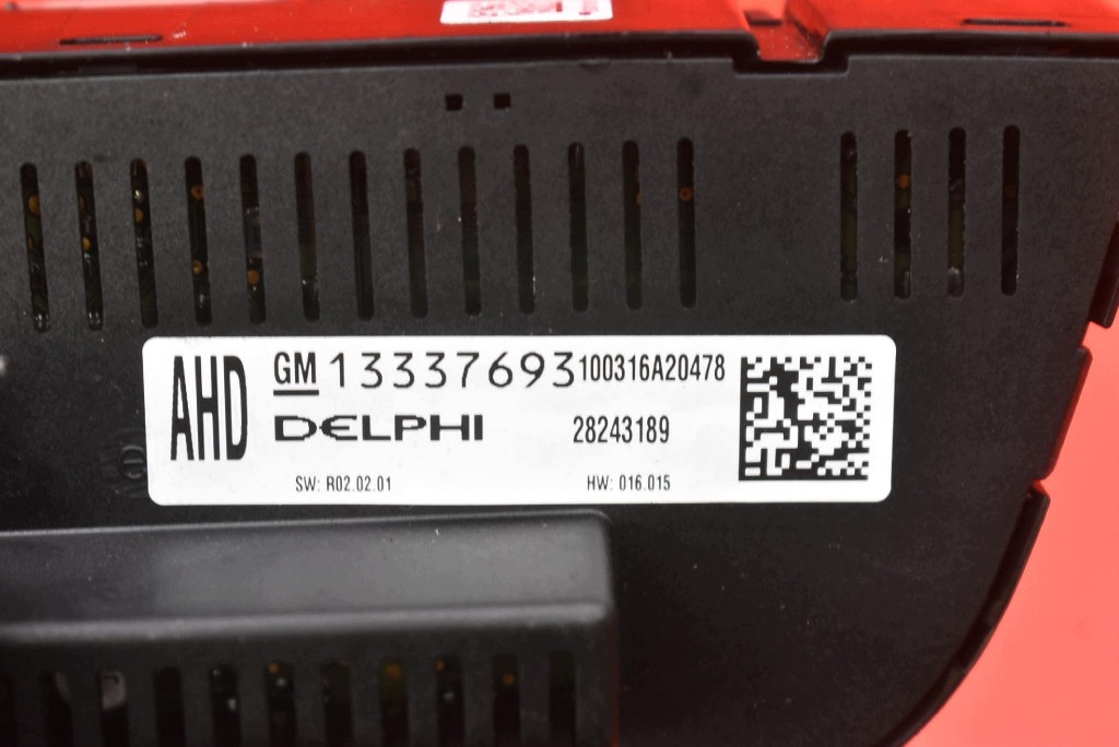 control panel air conditioning devices KLIMY 13337693 OPEL ASTRA 4 IV J 09-12