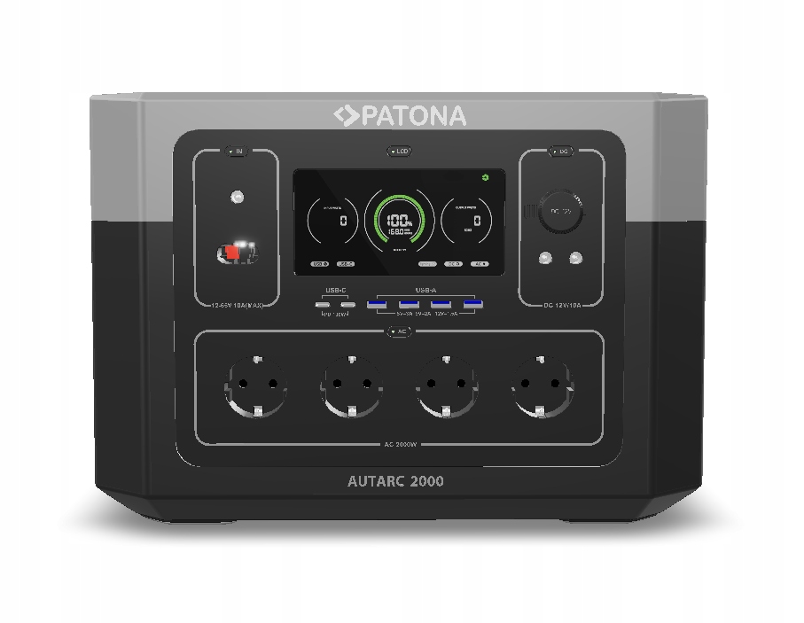 Patona Platinum Przenośna stacja zasilania Autarc 2000/2000W 1900Wh PD100W