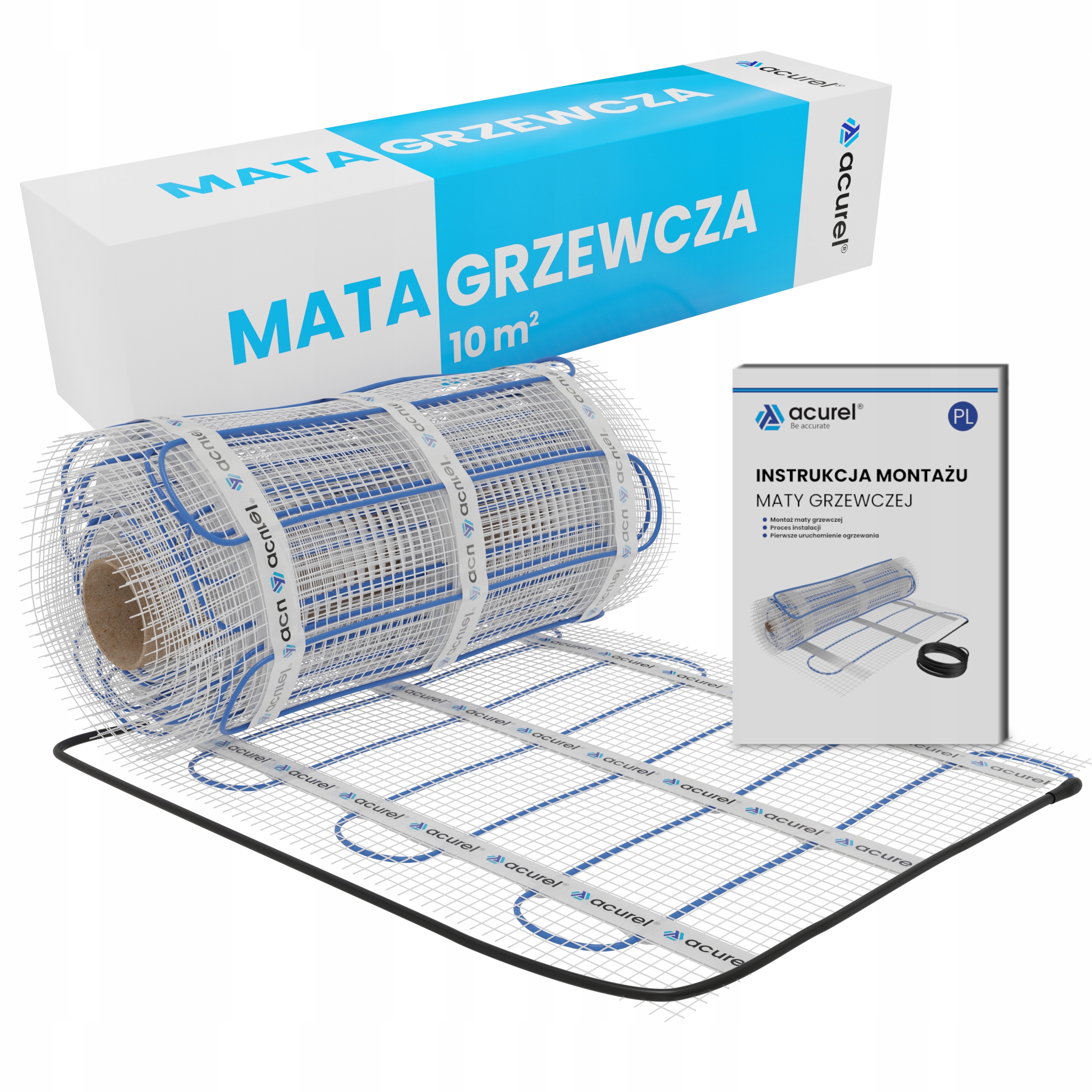 

Mata grzewcza elektryczna Acurel 160W/m2 10m2