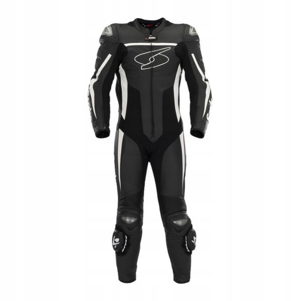 Kožená Kombinéza Spyke Aragon Race Black Veľ. 50 Motocyklová