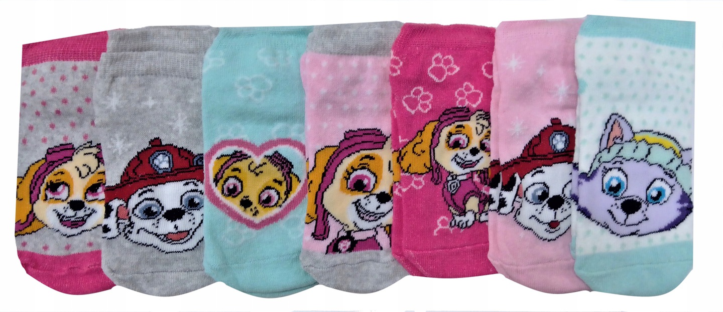 

Psi Patrol skarpety stopki dziew 7 par 31/34