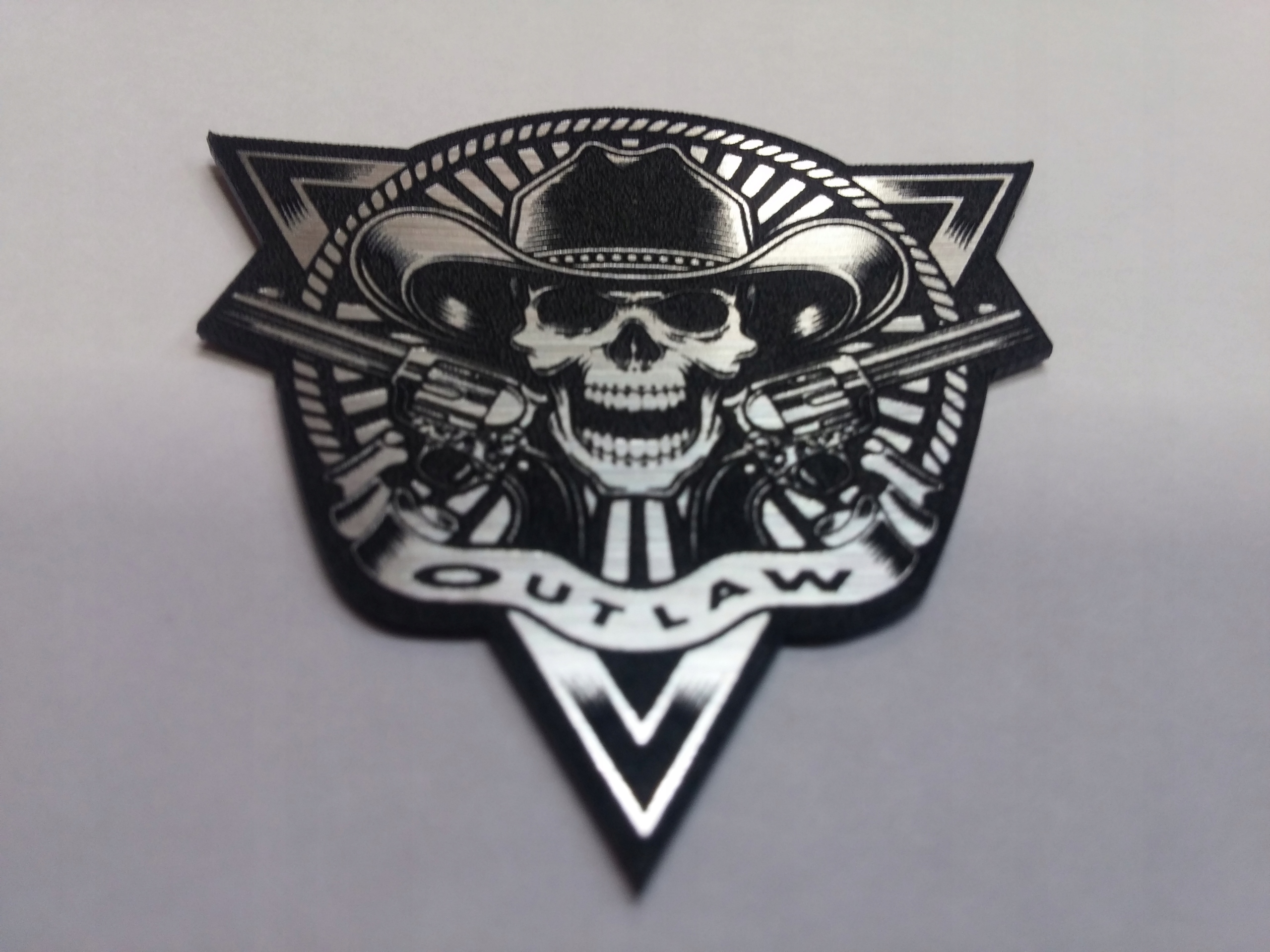 

Czacha Skull Cowboy Outlaw 50 x 47 mm *srebrna