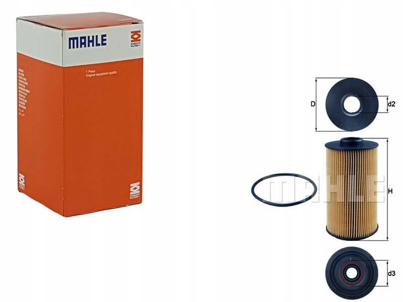

Mahle Filtr Oleju Ox 152/1D