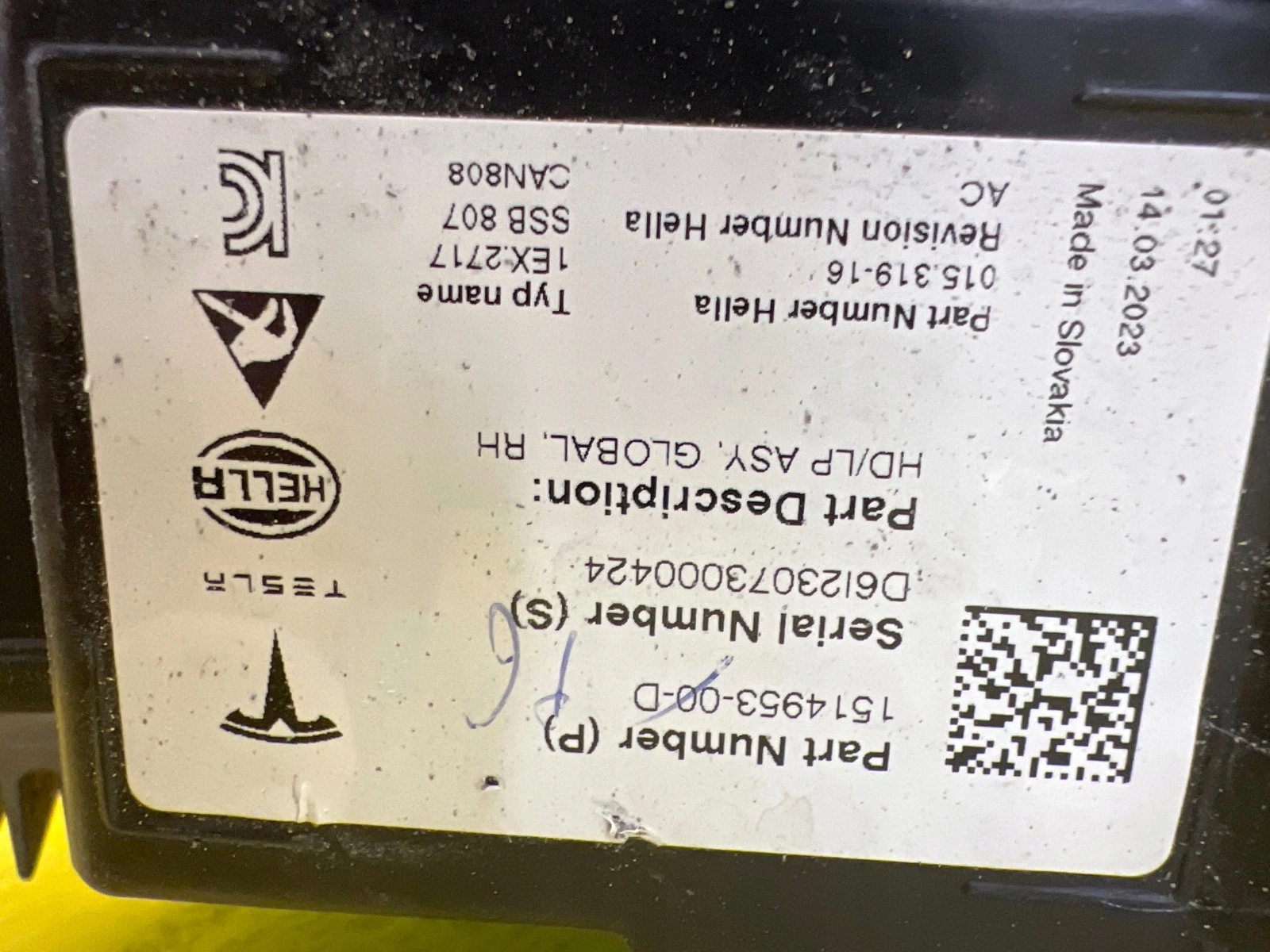 light right Tesla Y Lift Full Led 1514953-00-C