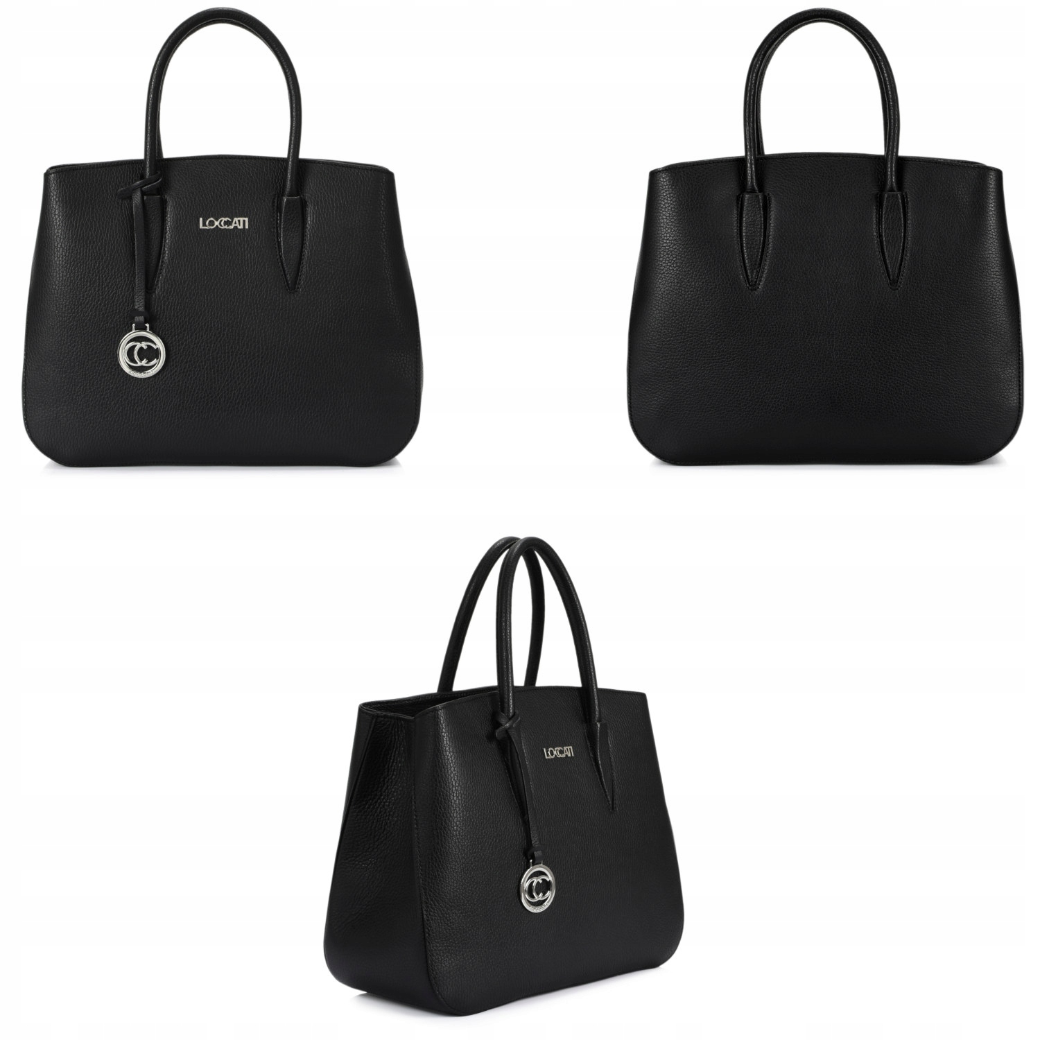 Torebka damska kuferek skórzana czarna elegancka Kod producenta L02144n