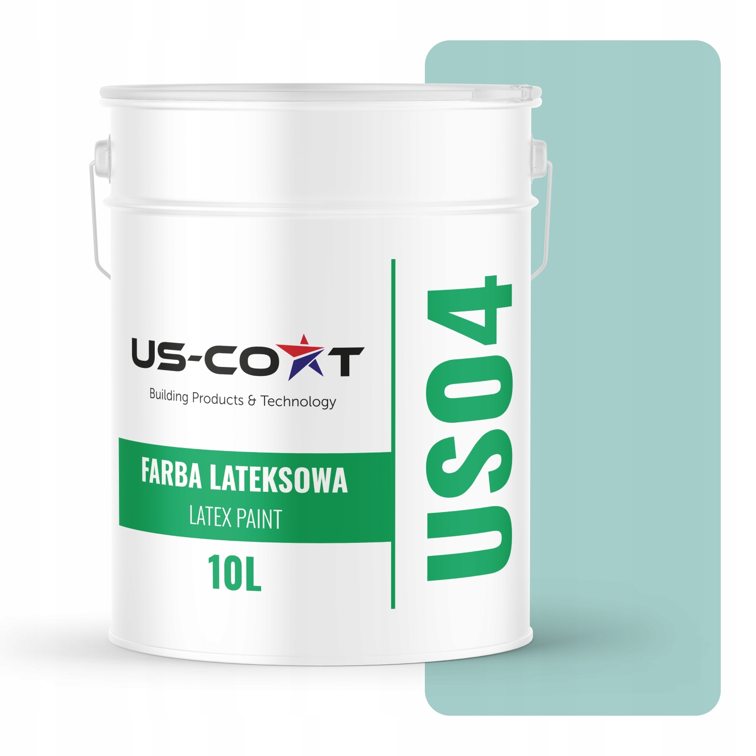 Latexová Farba Na Stenu Mätová Farba H1553 10L Hlboká Matná Na Stropné Steny