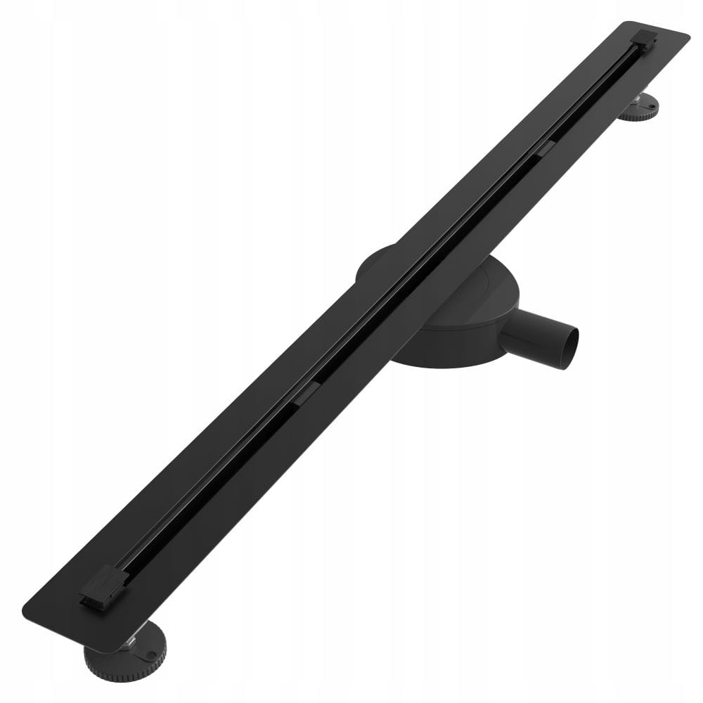 Proline 100 cm čierny lineárny odtok pod dosku z ocele Gamma