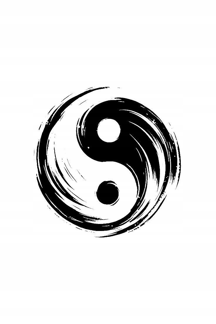 Naklejka 3D na Samochód Auto Gadżety Wodoodporna Yin I Yang Symbol Znaczek