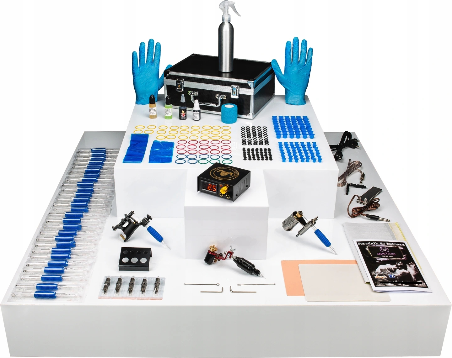 

Zestaw 3x Maszynki do Tatuażu Kompletny Bezpieczny