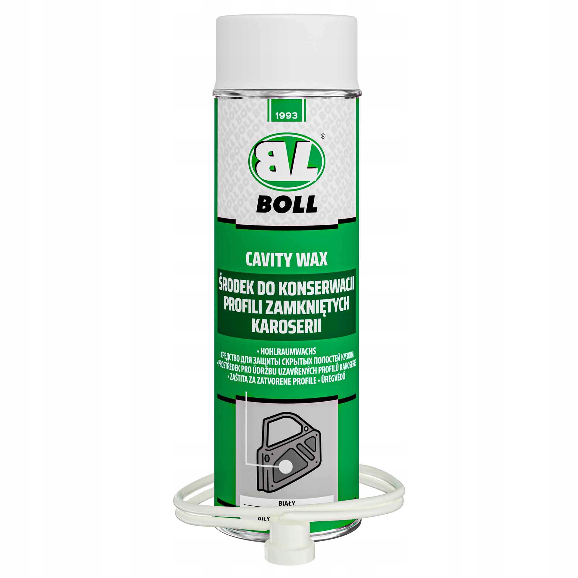 Boll Środek do konserwacji profili zamkniętych biały spray