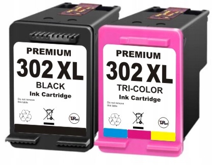 Tusze do Hp 302 XL x2 Deskjet 1110 2130 3630 Envy 4520 OfficeJet 3830 4650