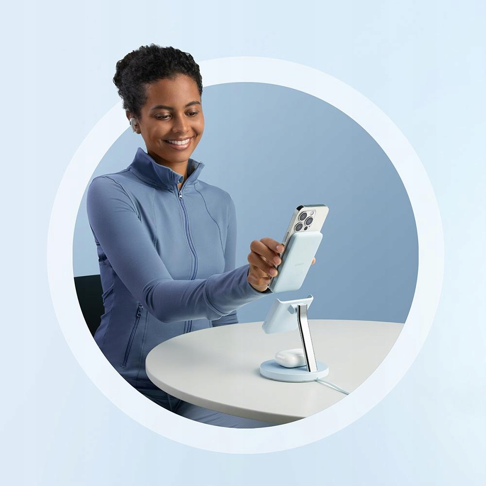 Ładowarka indukcyjna Anker PowerWave Mag-Go Prąd wyjściowy 2300 mA