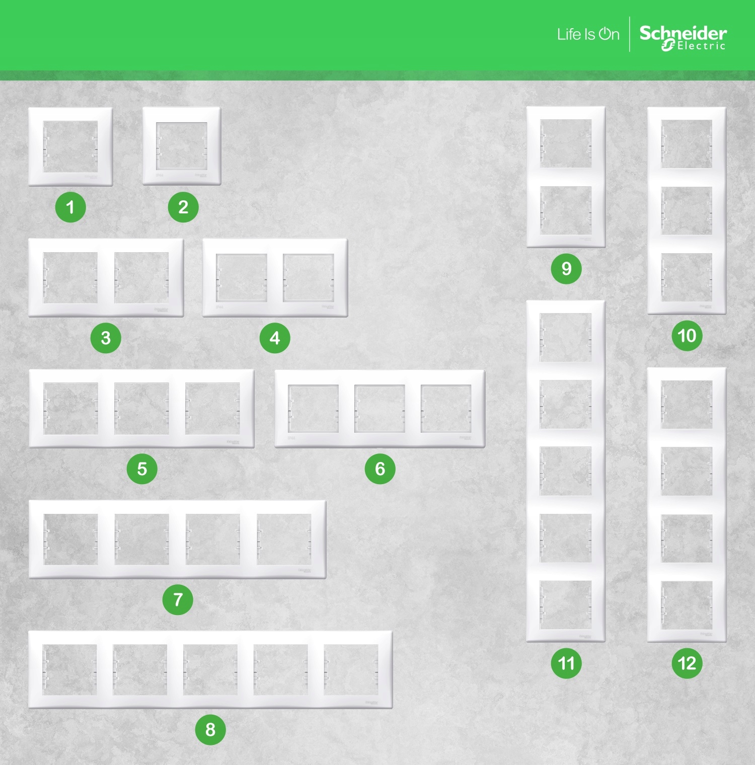 SCHNEIDER SEDNA RAMKA PODWÓJNA POZIOMA SDN5800321 Kolor biały