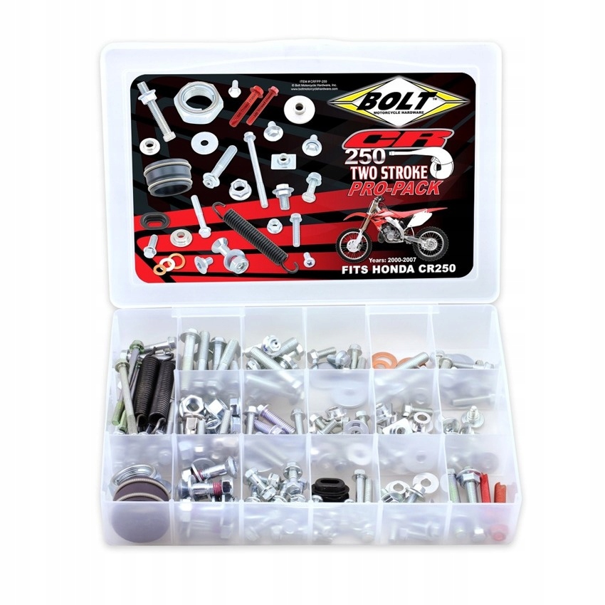Bolt Usa sada skrutiek Pro Pack Honda Cr 250 2000-2007