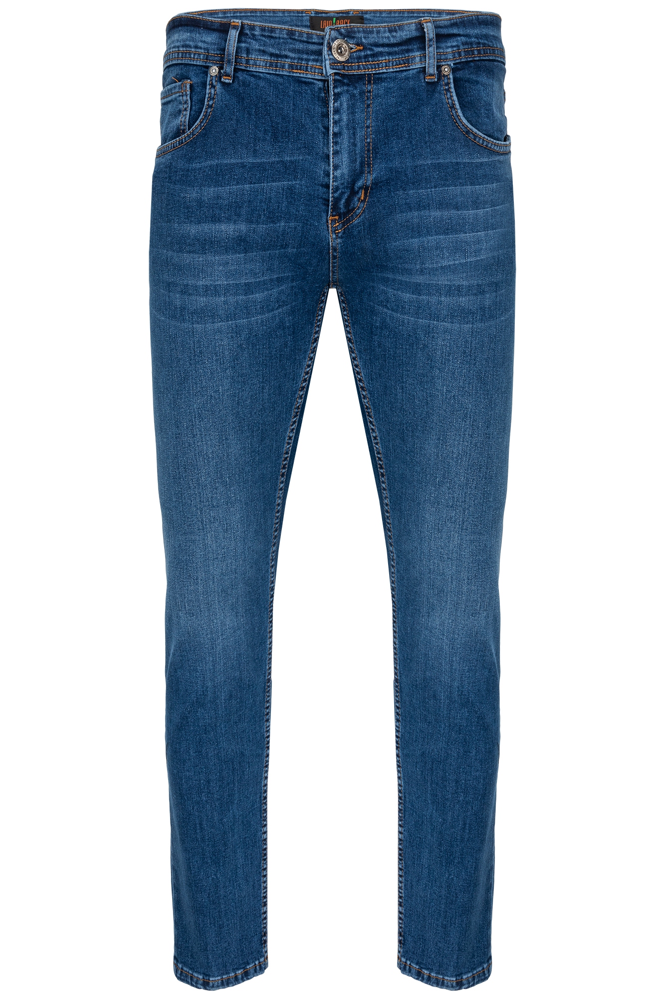 Pánské Tmavě Modré Džíny S Elastanem, Jednoduché, Klasické Casual Kalhoty: 29/32