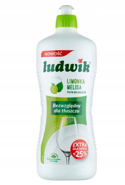 

Ludwik Płyn do mycia naczyń Limonka i melisa 900ml