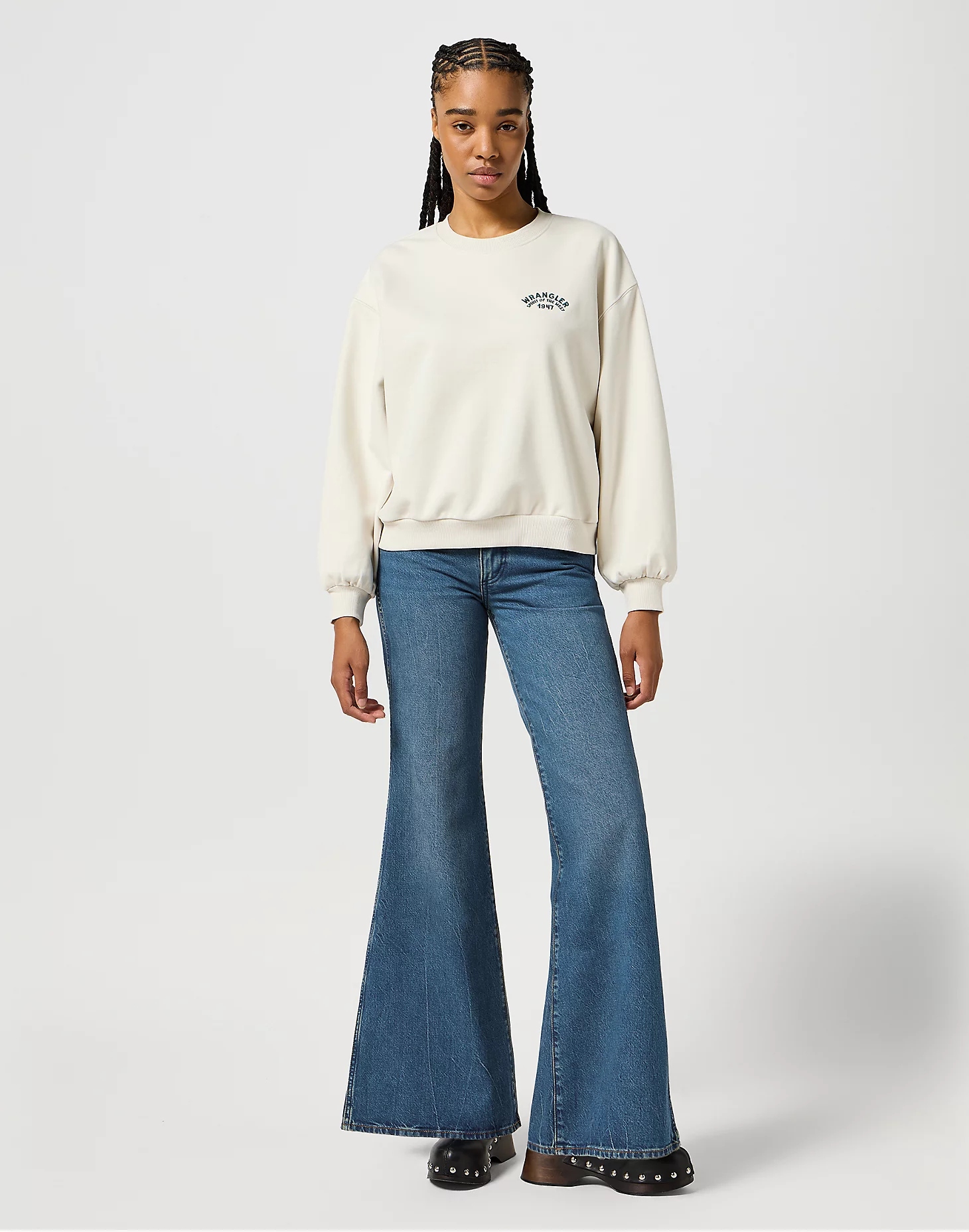 Džíny modré zvony Wanderer Wrangler 29/32