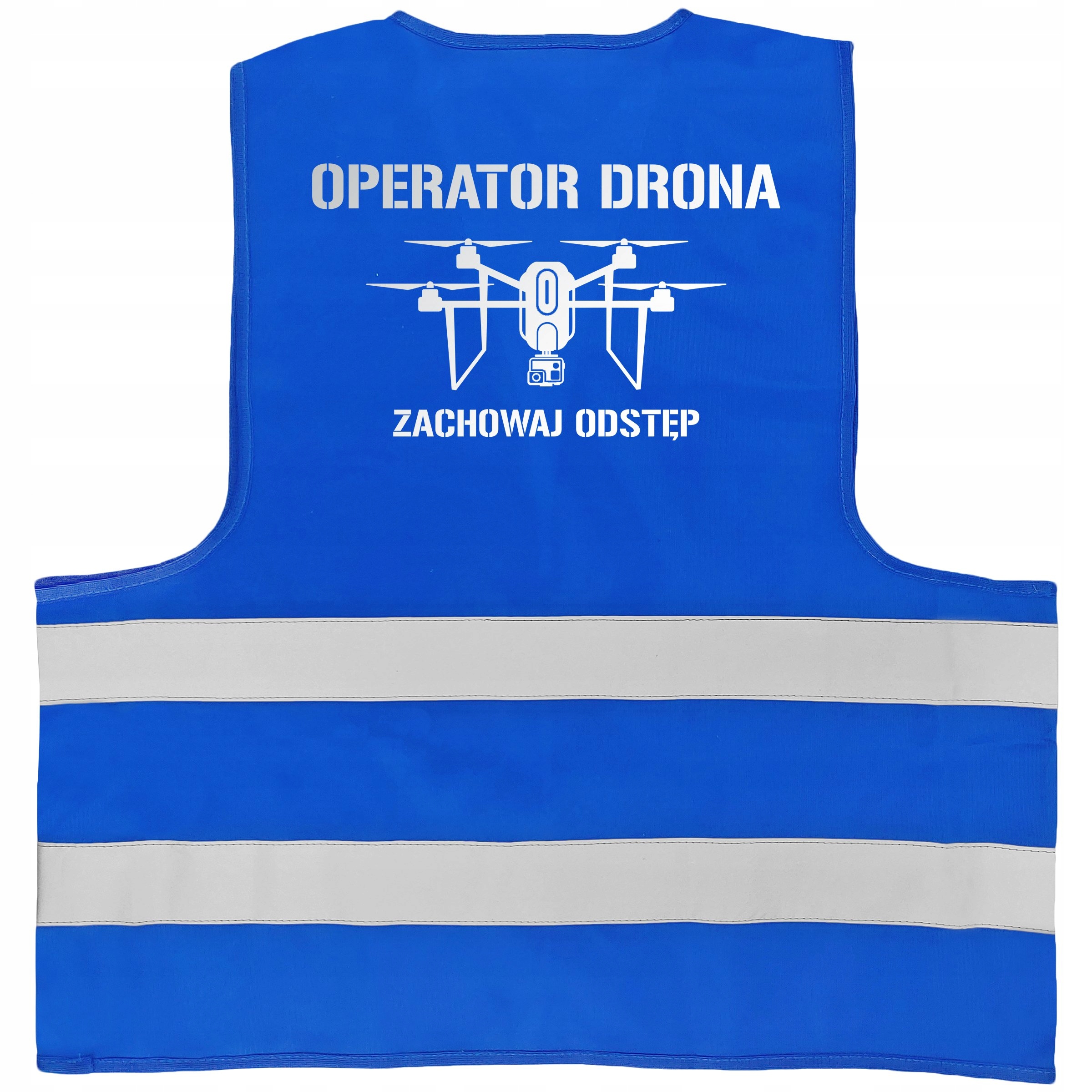 

Operator Drona kamizelka z nadrukiem odblaskowym