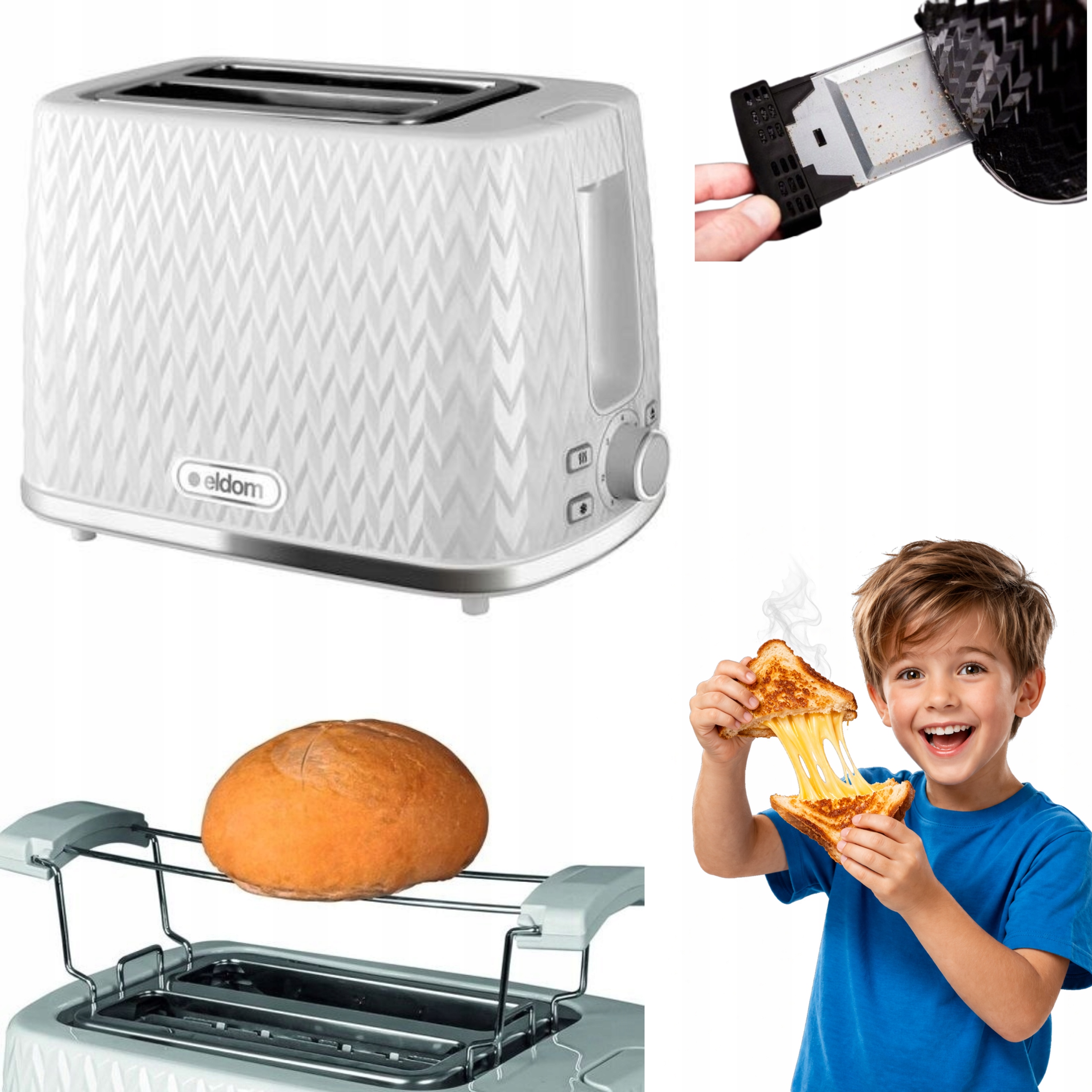 Toster, opiekacz do Kanapek Tostów 930w