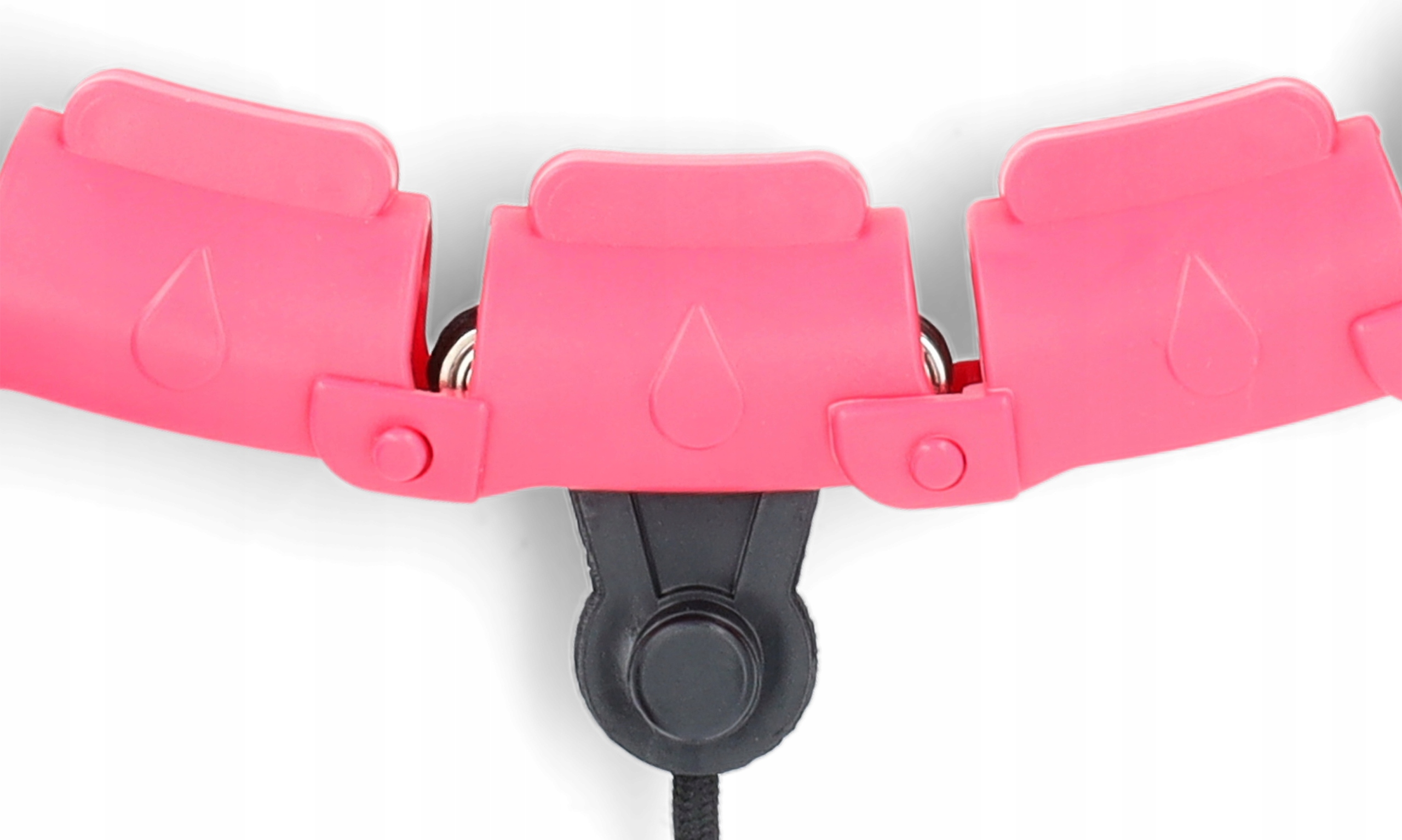 HULA HOP ODCHUDZAJĄCE Z OBCIĄŻENIEM FITNESS XTECH RÓŻOWE Średnica 50 cm