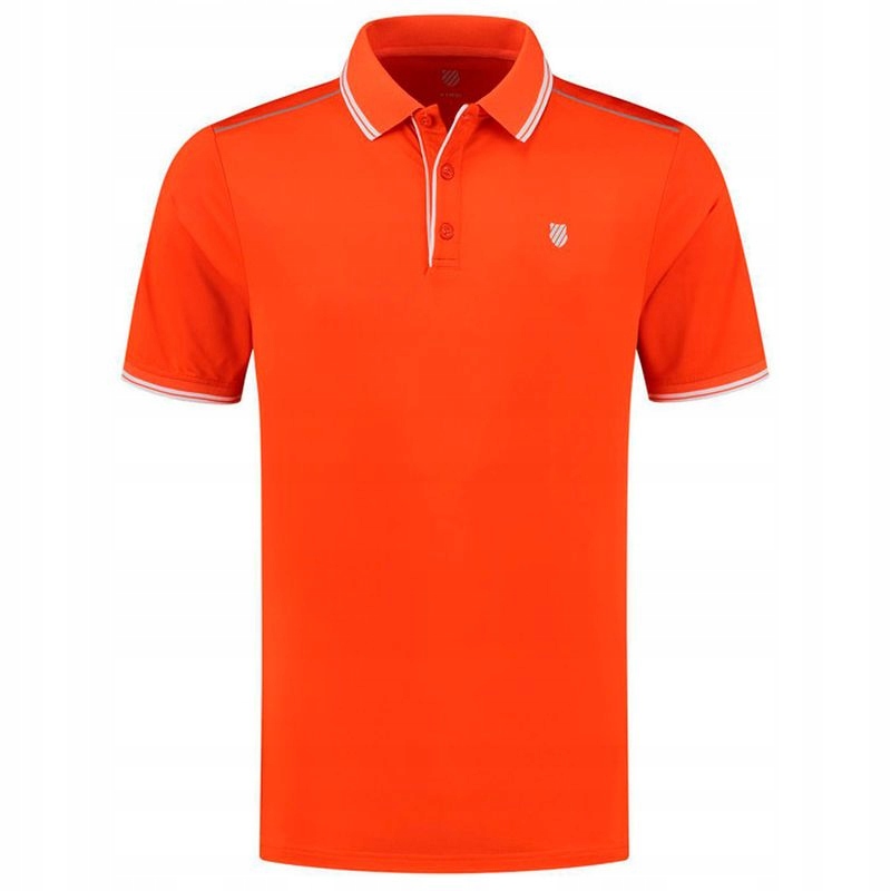 Pánské Tričko K-swiss Hypercourt Polo 4 Men Spicy Orange M