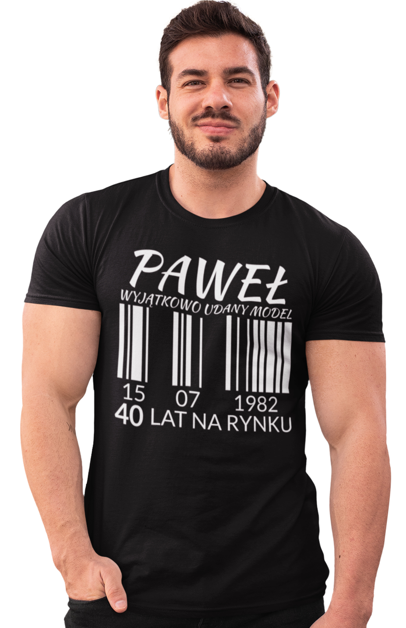 

T-shirt Personalizowany Imię Napis Wiek 1-99