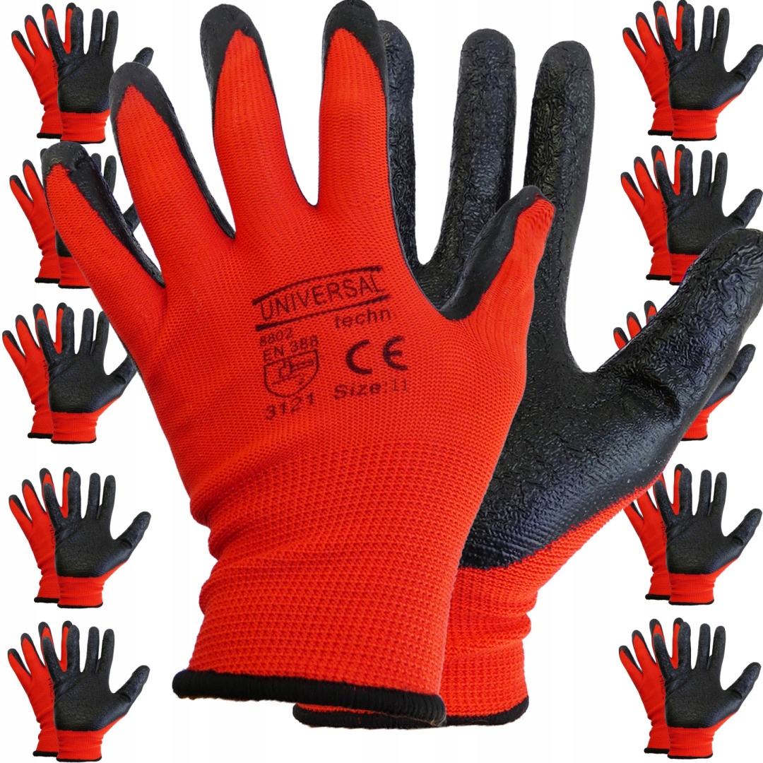 

Rękawice Rękawiczki Robocze Latex Grip 10 Par r 11
