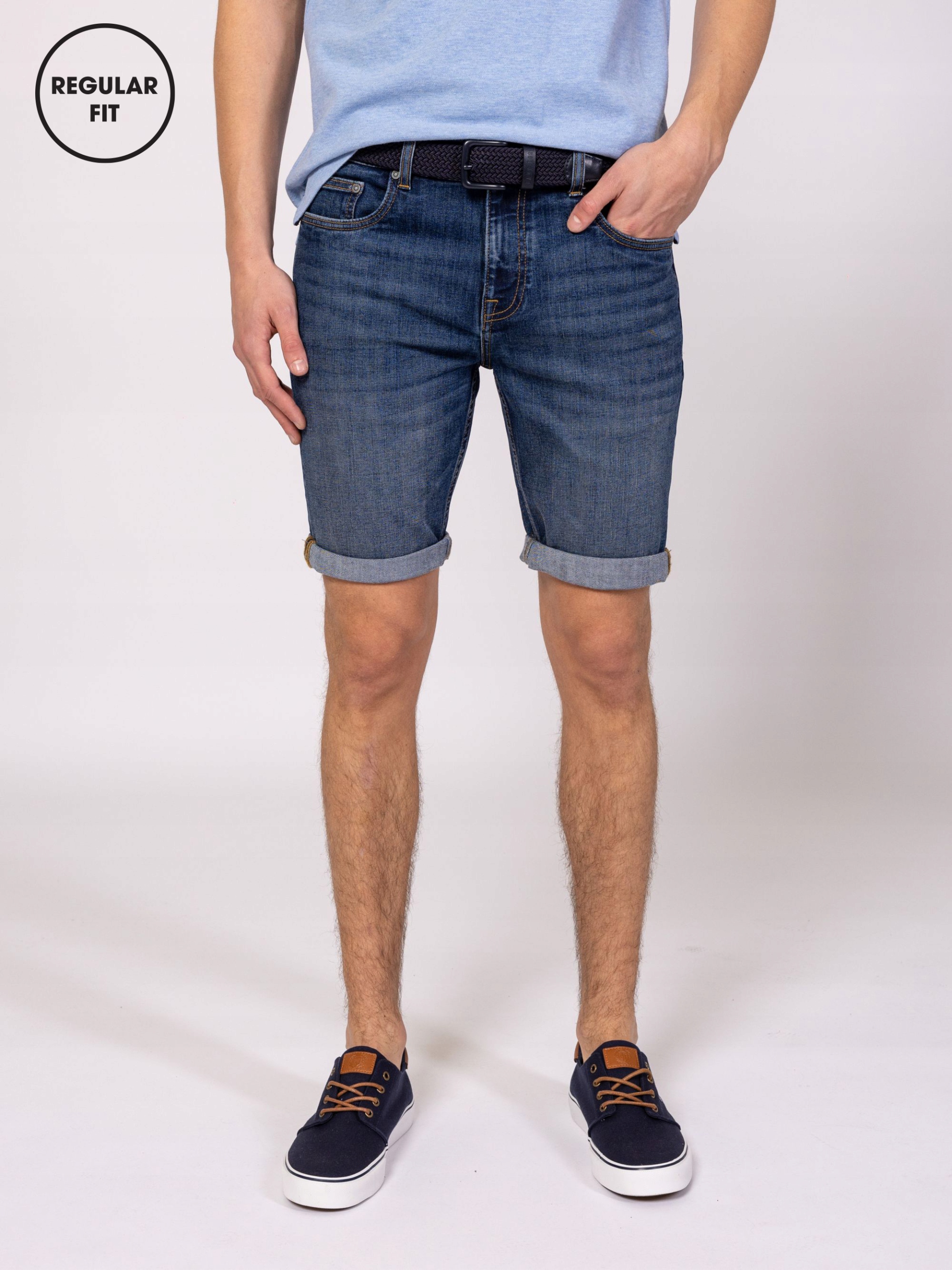 Heavy Tools Bavlněné Pánské Krátké Kraťasy Džínové Šortky Warren M