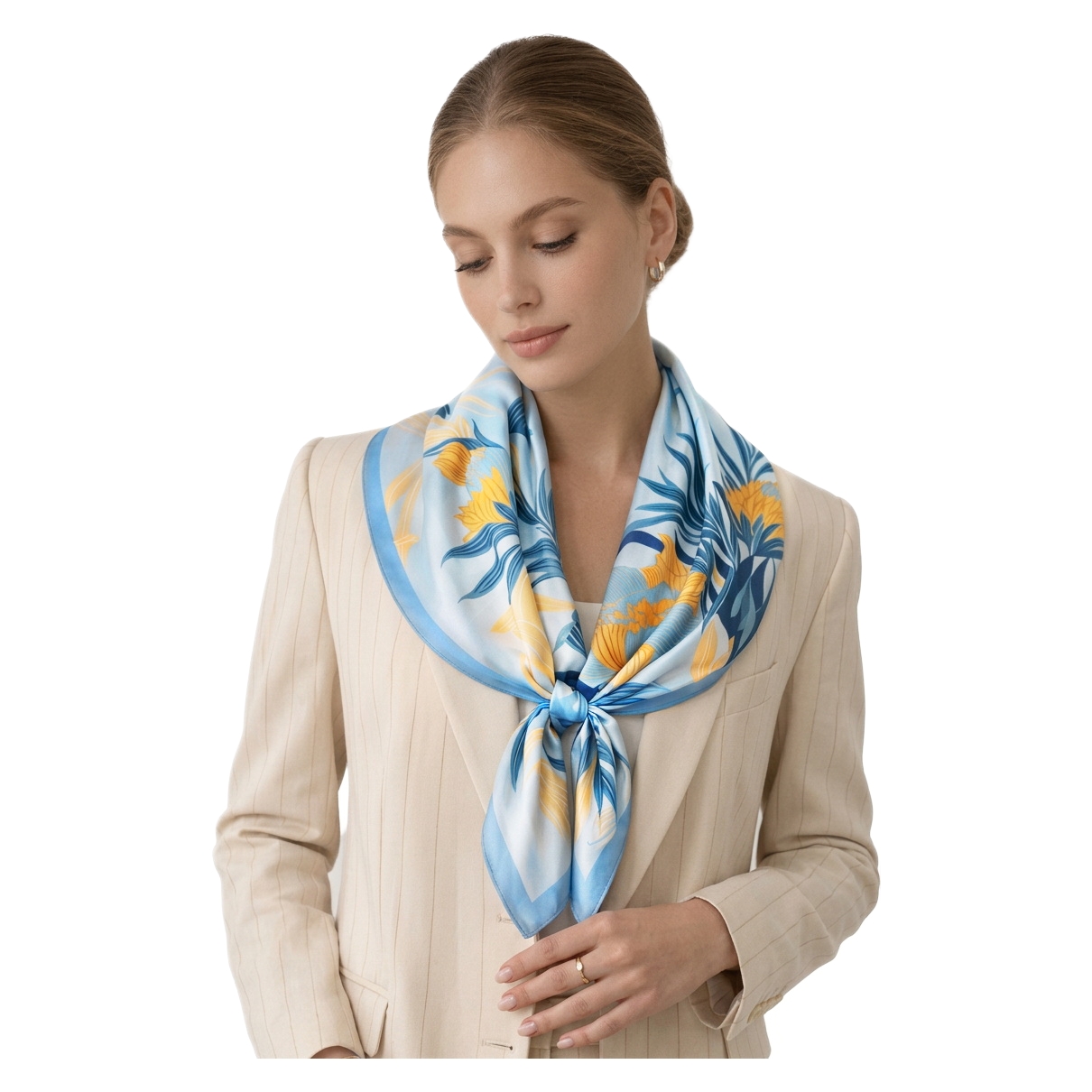 Hedvábný Šátek 100% Přírodní Hedvábí Morušový, Značka Kvality