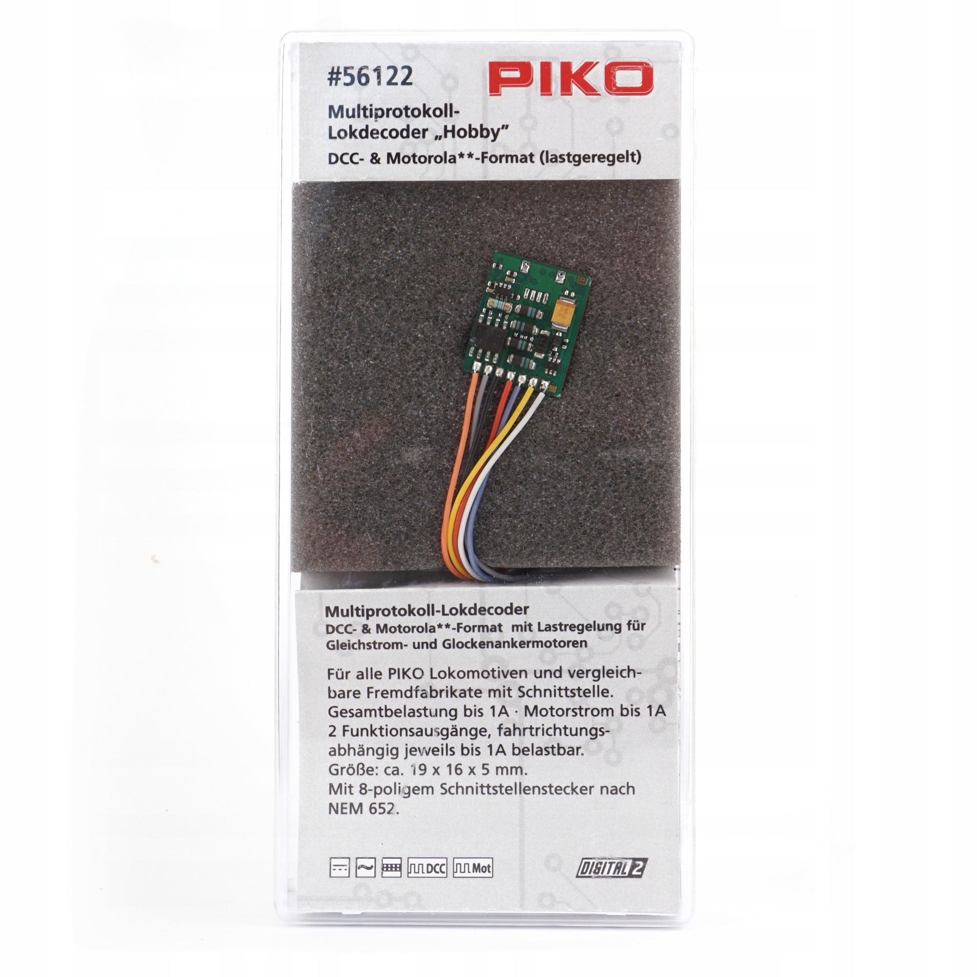 Piko 56122 Dekodér lokomotivy DCC digitální Nem 652