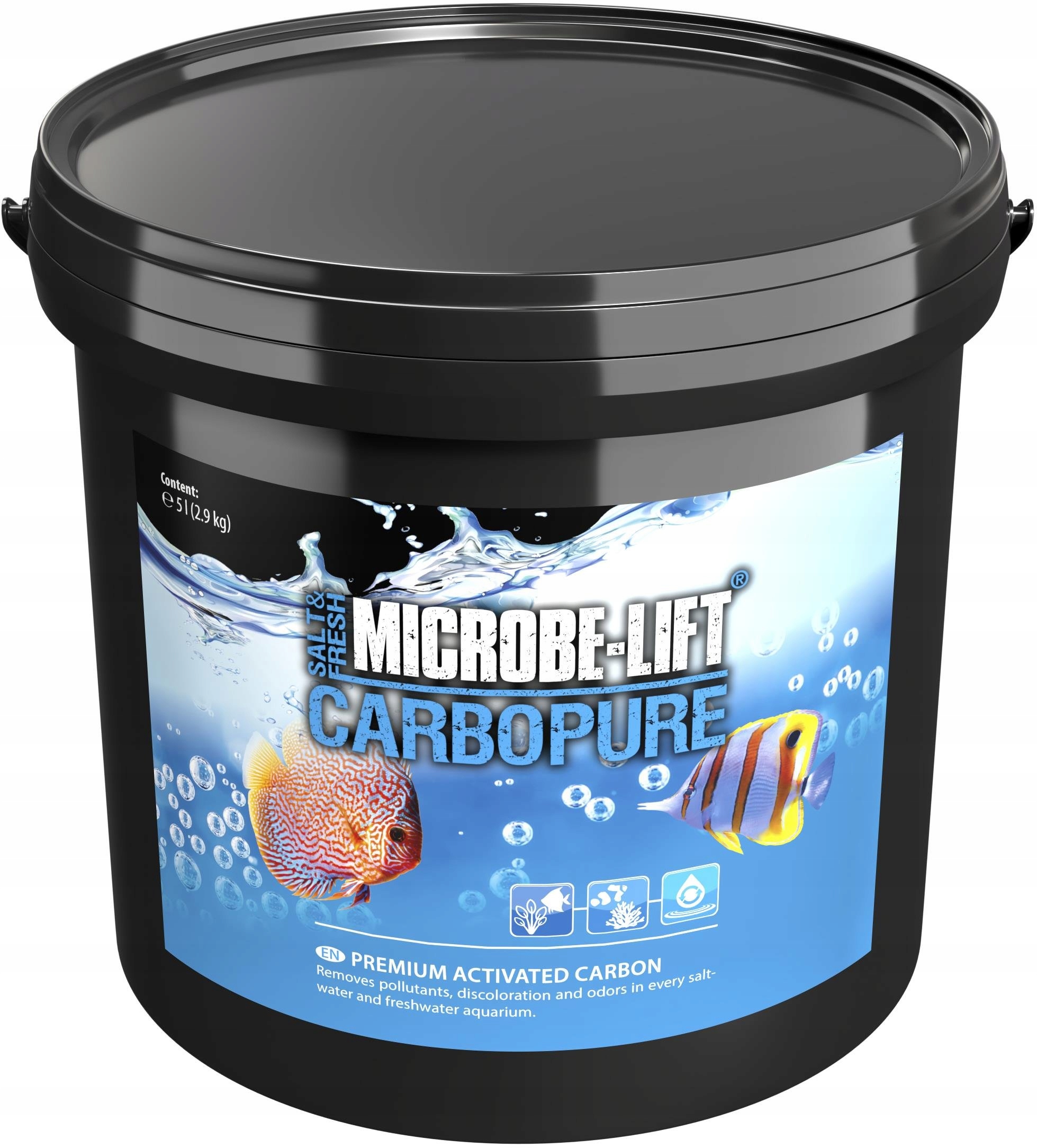 Levně Microbe-lift Carbopure 5L 2,9KG Aktivní uhlí pro akvária