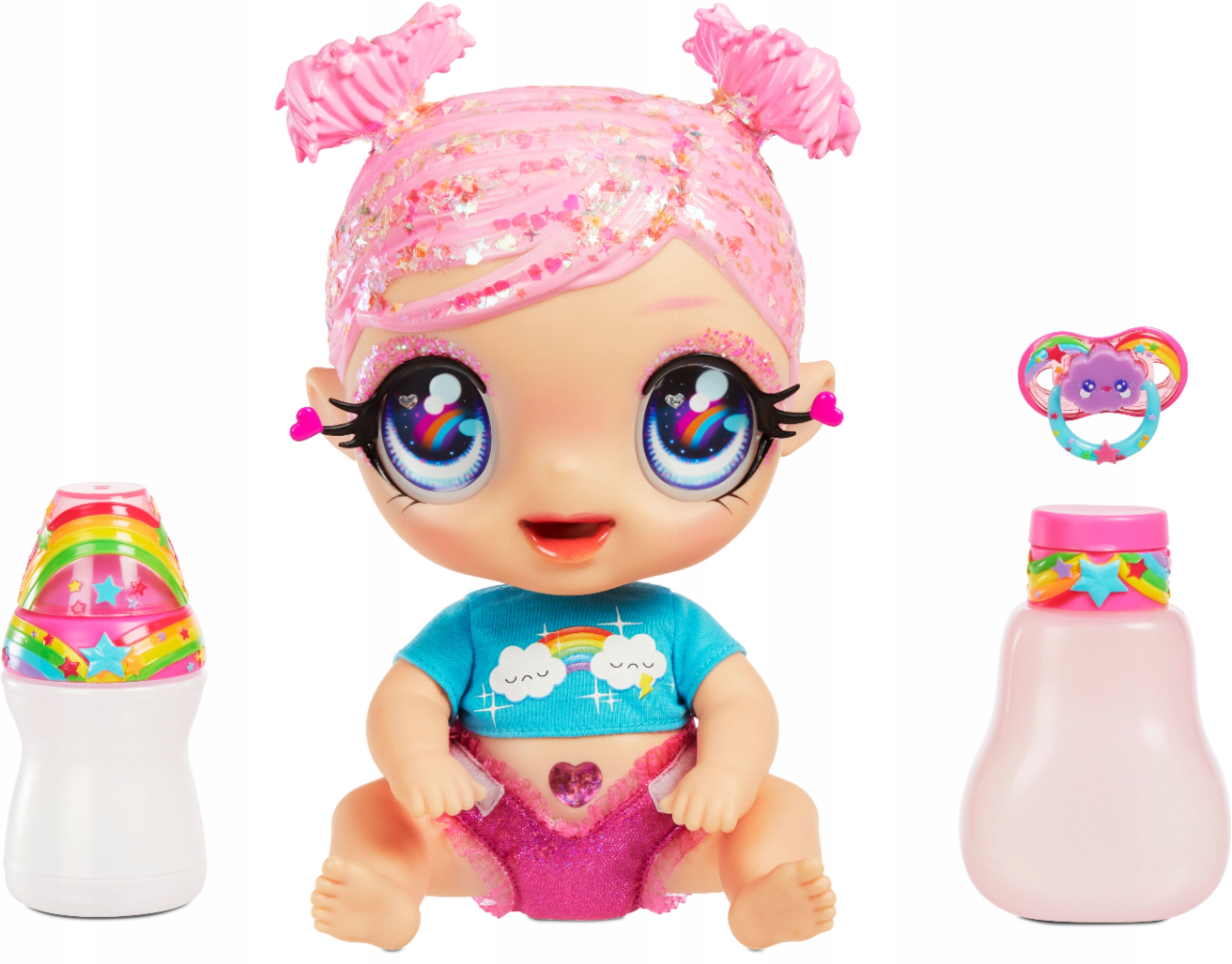 

Glitter Babyz Doll- Pink (Rainbow) 574842