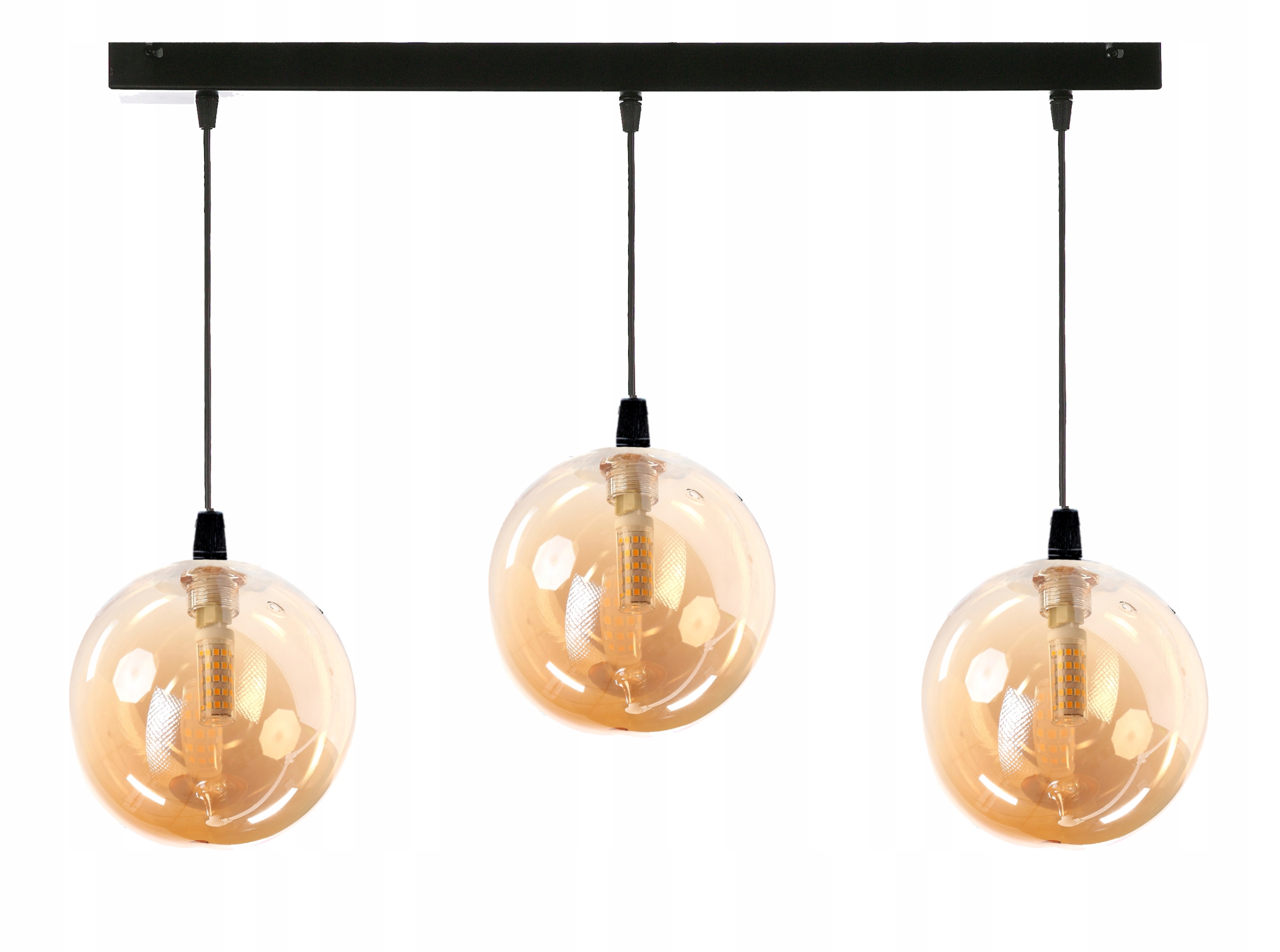 Závěsná stropní lampa Skleněné Led koule G9