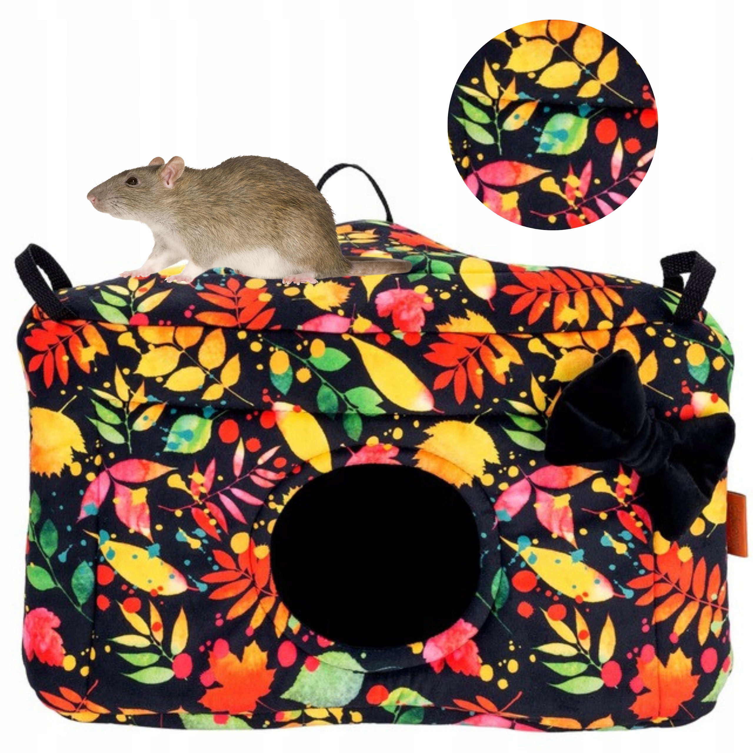 Levně Domek Rohová Jeskyně pro křečka Košatničky Szczurka 34x24 Barevný