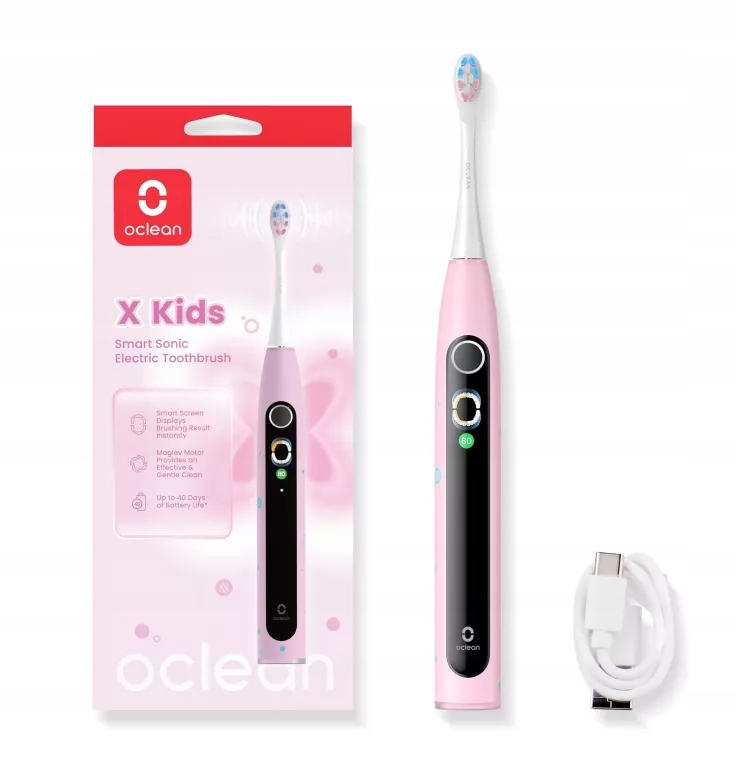 Oryginalna Szczoteczka Soniczna Dla Dzieci Oclean X Kids Różowy