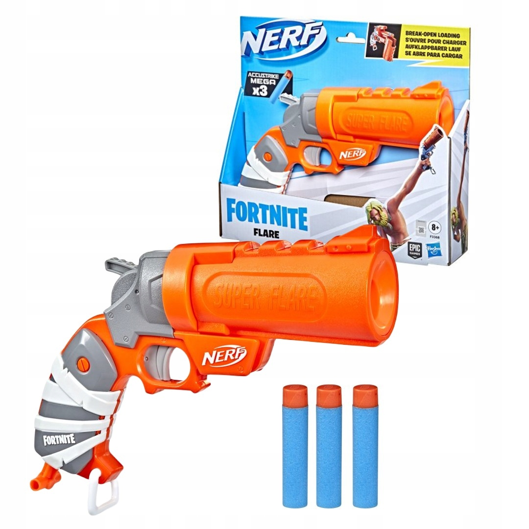 

Wyrzutnia Pistolet Nerf Fortnite Flare F3368