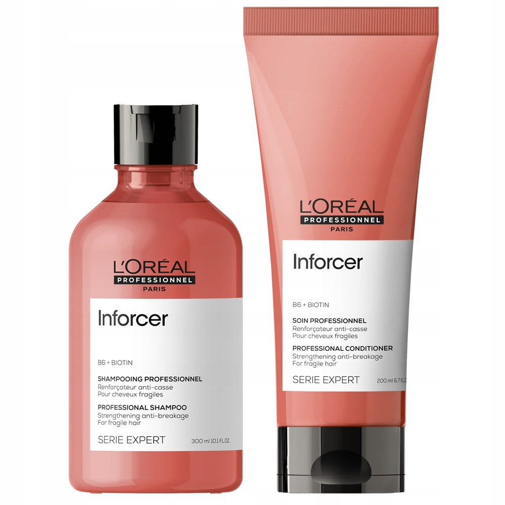 

Loreal Inforcer Zestaw Szampon 300 Odżywka 200
