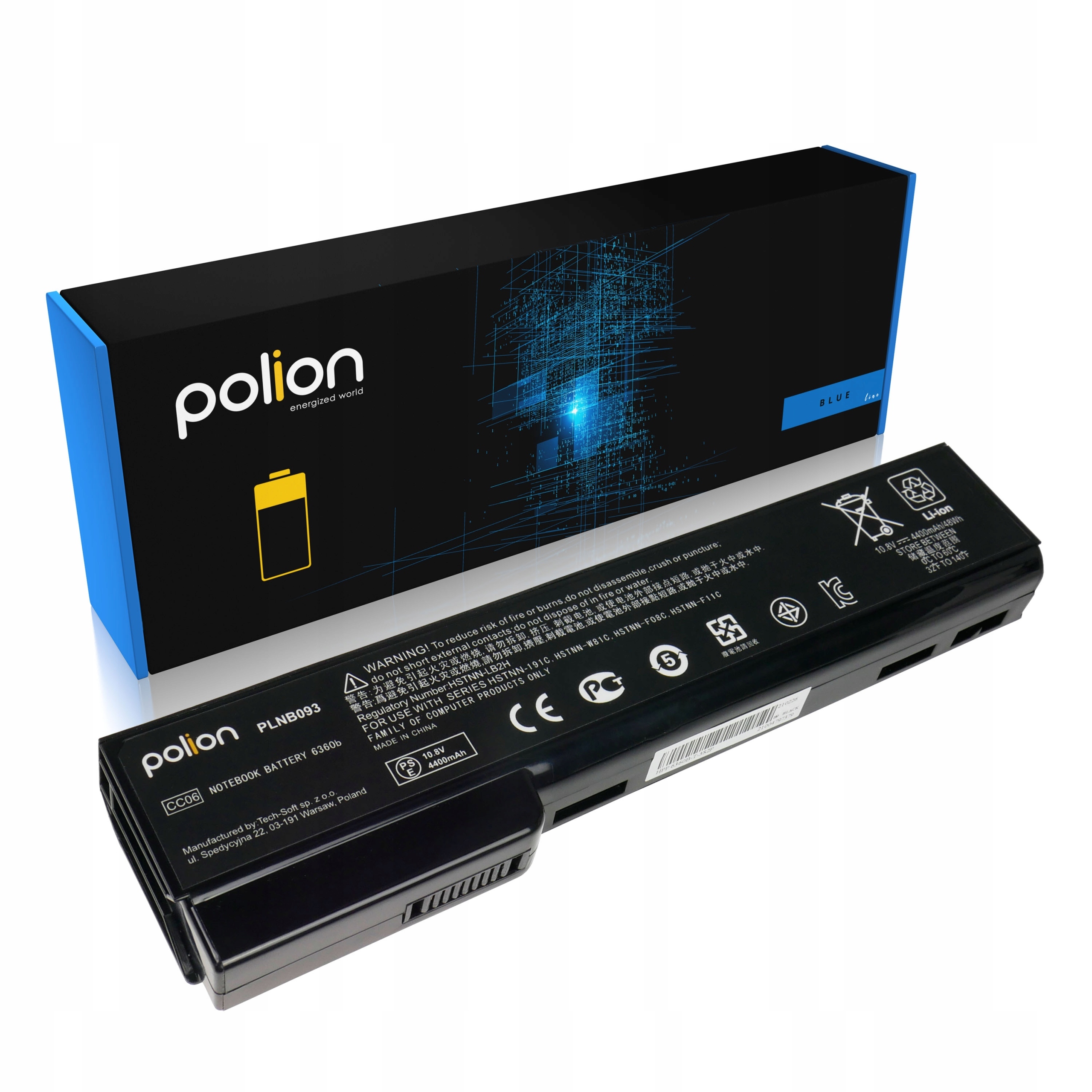 

Bateria do laptopa Hp Probook 6475b 6560b 6565b