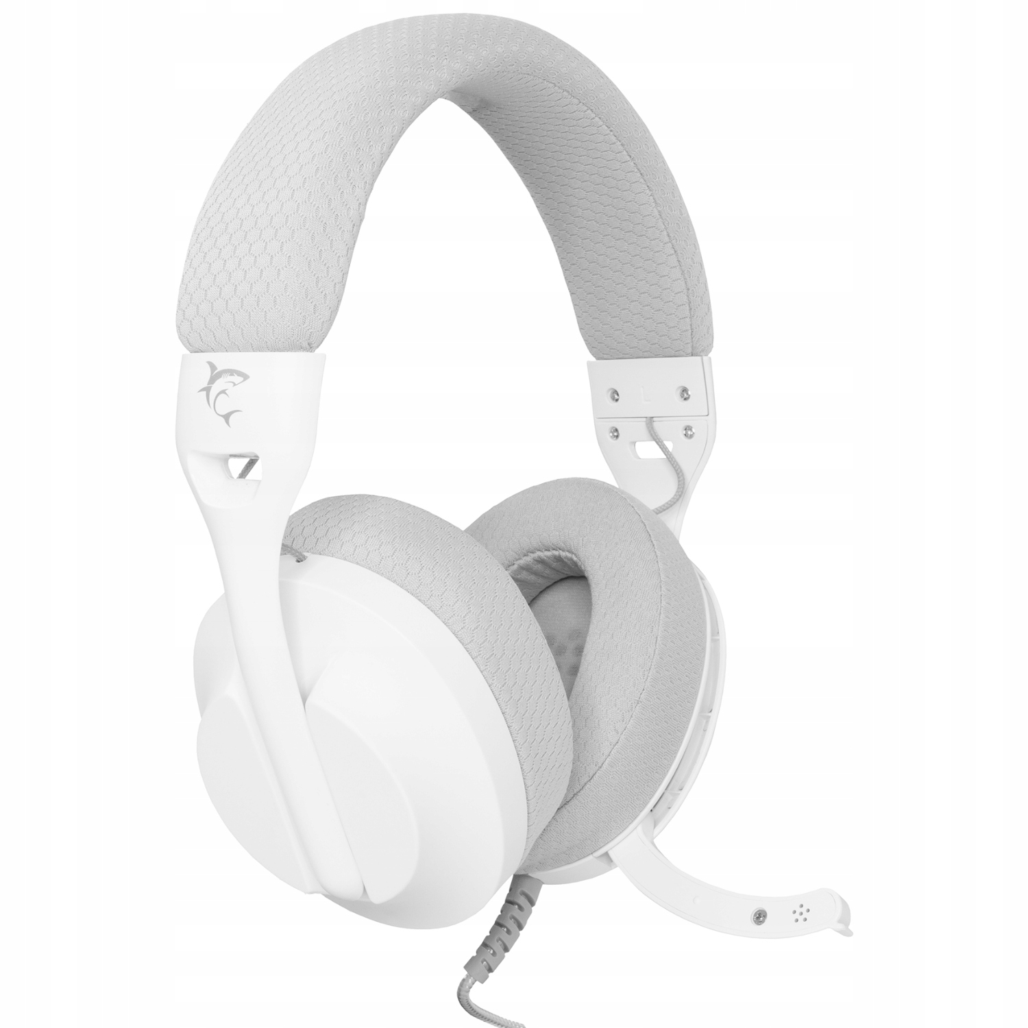 Gamer fejhallgató White Shark Parrot White/Grey Usb 7.1 PC/Konzol