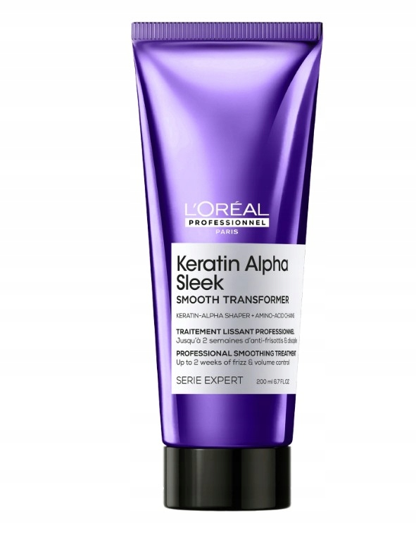 L’Oreal Professionnel Keratin Alpha Sleek Kuracja wygładzająca, 200 ml