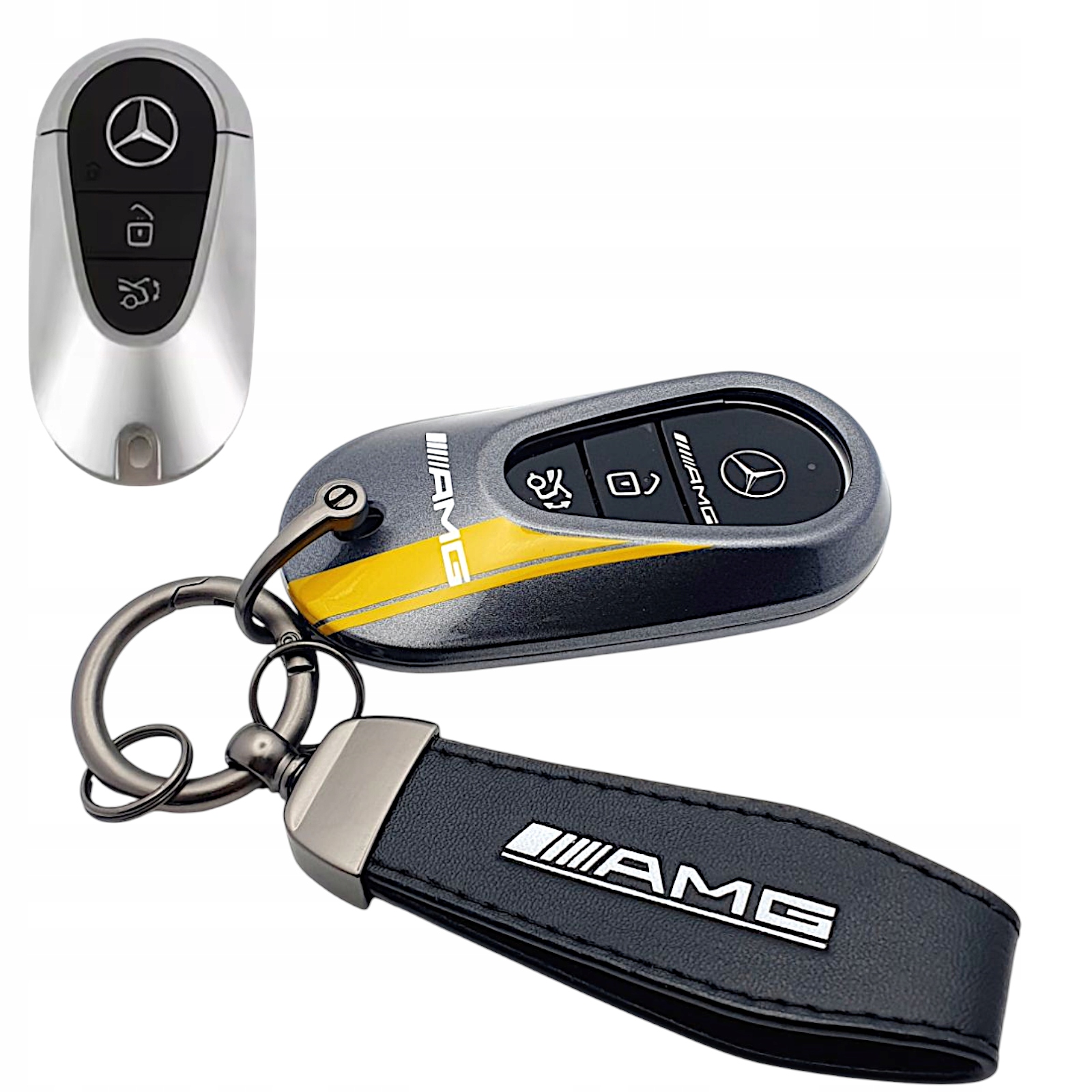 Etui Z Breloczkiem Do Kluczyka Mercedes W206 W214 W223 Gt Glc Gls Eqe Eqs