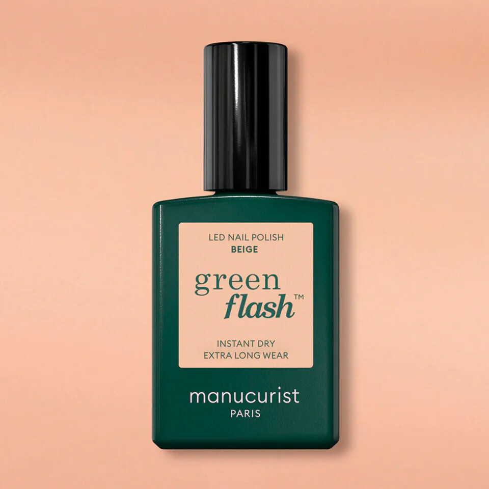 MANUCURIST_Green Flash Led Gel Nail Lacquer lak na nehty Beige 15 ml