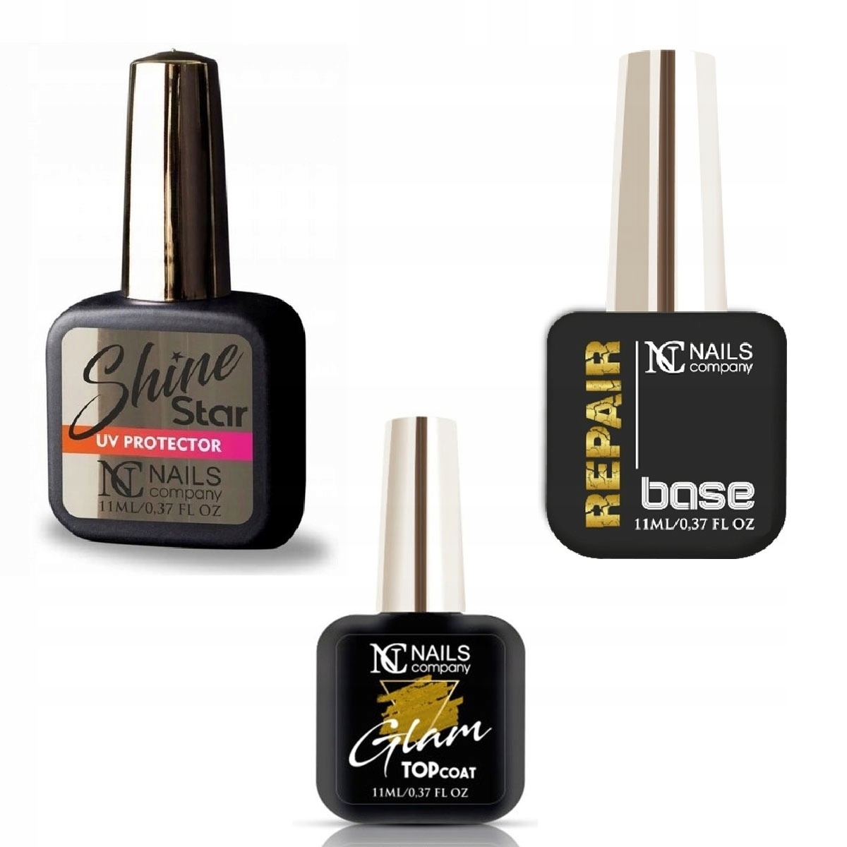 Set Hybridní lak top Nails Company 11 ml